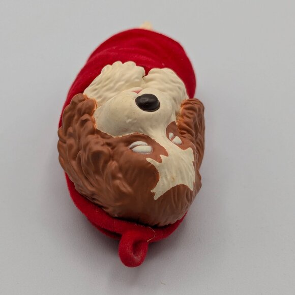 Hallmark Keepsake Slipper Spaniel 1988, Cocker Spaniel Puppy Vintage Ornament - Picture 4 of 12